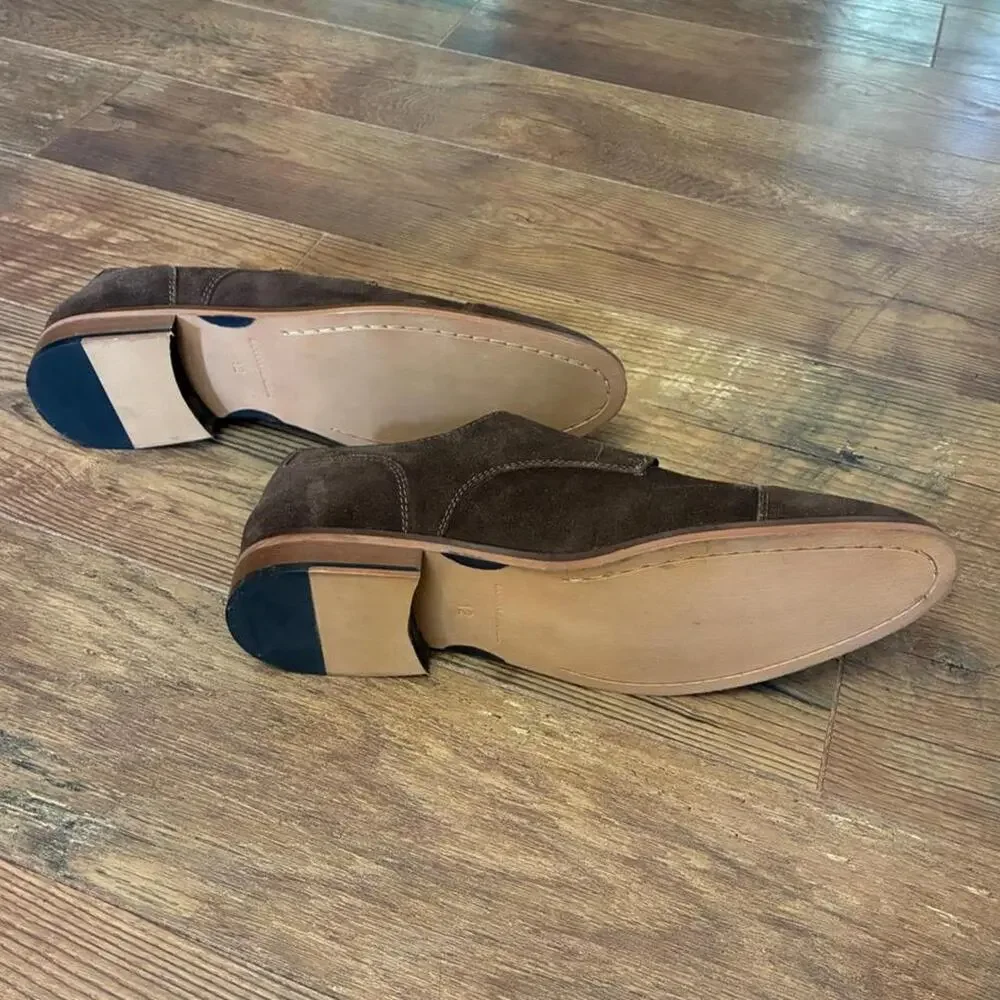 Banana republic brown suede lace